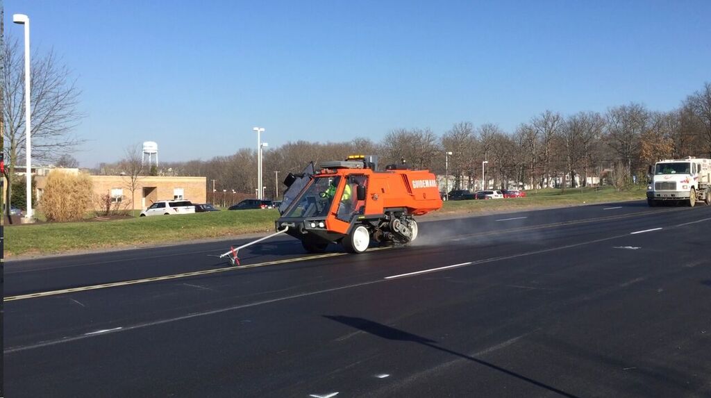 Rumble Strip installation operation